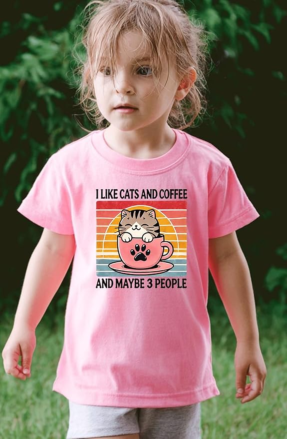 Kids Toddler Little Boys Girls T-Shirt Short Sleeve Funny Animals Graphic Letters Print Tee Top Summer Clothes