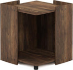 Furinno Peli Litter Box Enclosure, Columbia Walnut