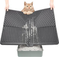 UPSKY Cat Litter Mat, Large Kitty Litter Trapping Mat Soft on Kitty Paws, Litter Box Mat Keep Floor Clean, 31" x 24" Waterproof and Washable Trapping Mats Catcher Pad for Scatter Control