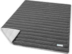 PetAmi Cooling Mat for Dog, Premium Pet Cooling Blanket for Crate Kennel, Indoor Cat Cool Sleeping Pad, Q-MAX Cold Sofa Couch Cover for Summer, Gray/Light Grey, Large (40x60)
