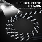 Long Dog Leash for Training 20Ft-Reflective Nylon Rope with Swivel Hook-Recall Agility Lead for Large Small Medium Dogs Outside Walking Hiking-Black