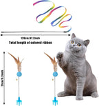 Kitten Starter Kit - 15 Piece Cat Essentials Set Includes Litter Box, Toys, Collars, Scratch Pad, Nail File, Automatic Feed Bowls, Grooming Gloves (Gray)