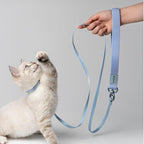 Cat Harness and Leash 2-in-1, Escape Proof Anti-Chocking Harness Adjustable Lighweight Leash Walking Outoor Training for Kitten Small Large Cats Puppy, US IDA Bronze Award (Midnight Black)