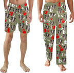 Custom Pajama Pants for Men, Personalized PJ Pants with Photos, Custom Mens Pajama Shorts, Gifts for Dad Husband