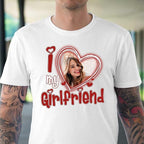 NAZENTI Custom Valentine Shirt Gifts for Boyfriend, Customized Bootleg Rap Tee