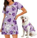 Personalized Matching Dog and Owner Clothes Separately Sold, Custom Face Nightgown for Women Dogs