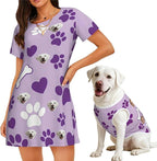 Personalized Matching Dog and Owner Clothes Separately Sold, Custom Face Nightgown for Women Dogs