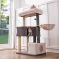 Gardner Pet 41" Tall Cat Tree Corduroy for Medium-Large Cats, Heavy Duty Cat Trees Towers with 2.8in Posts & Washable Top Perches, Easy to Assembly