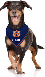 NCAA Auburn Tigers Personalized Tie Bandana for Dogs & Cats, Size Small/Medium. Custom Dog Bandana Scarf Bib for Pet Cat Dog. The Ultimate Game-Day & Party Customizable Bandana