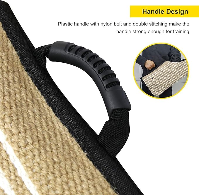 Professional Dog Bite Training Set 3 in 1 Dog Bite Sleeve Arm + Whip Agitation Stick for Dogs Training Protection for Biting + Dog Bite Pillow Tug Toy, Interactive K9 Pitbull German Shepherd Puppy