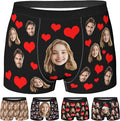 Personalized Underwear for Men with Face Custom Face Boxers Customized Boxer Briefs Funny Gifts for Him Husband Boyfriend