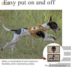 Tactical Dog Training Harness Outdoor Working Vest Adjustable Military MOLLE Dog Vest Harness with Rubber Handle