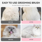 Aumuca Cat Brushes for Indoor Cats, Cat Hair Brush for Shedding, Cat Brush for Long or Short Haired Cats, Cat Grooming Deshedding Brush for Dog Kitten Horse Massage Removes Loose Fur