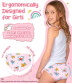 Girls and Toddlers 100% Cotton Underwear Tagless Soft Panties Size 2-3T,4-5T,6,8,10,12 (6-Pack)