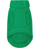 Stretchy Cat Sweater - 17 Colors & 6 Sizes | Snug Winter-Ready Knit for Boy/Girl Cats & Kittens(Dark Green, Medium)