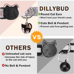 Cat Collar with Bells Breakaway, Bowtie Cat Collar for Boy Girl Cats with Removable Shirt Collar, Cute Plaid Kitten Collar with Bell & Pendant Adjustable, 3 Pack Beige Cat Collars