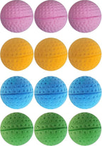 Cat Foam Ball Cat Sponge Ball Toy Soccer Toy (12Pack)