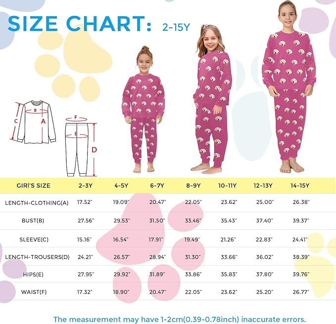 MyPupSocks Customizable Pet Lover Pajama Sets | Personalized Face Printed Sleepwear for Daughter & Son