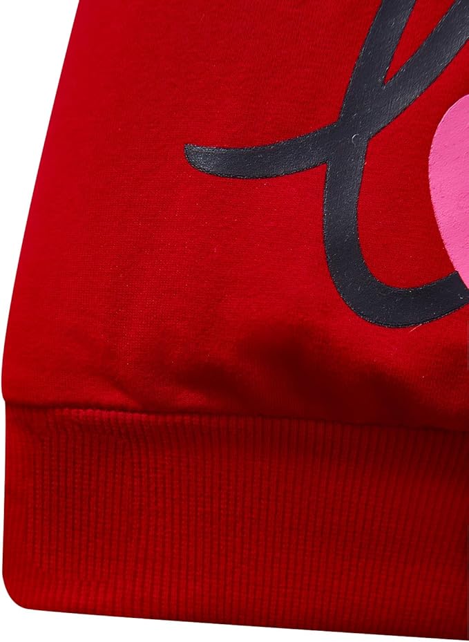 RETSUGO Toddler Baby Girls Sweatshirts Casual Pullover Crewneck Winter Long Sleeve Tops Shirts Clothes 3T-8T