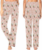 Custom Face Pajamas Pants Personalized Nightwear Bottoms for Women XS-XXL