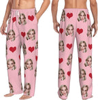 Personalized Pajamas Pants with Photo for Men Women, Custom Pajama Pants Anniversary, Mens Pajama Pants with Pockets