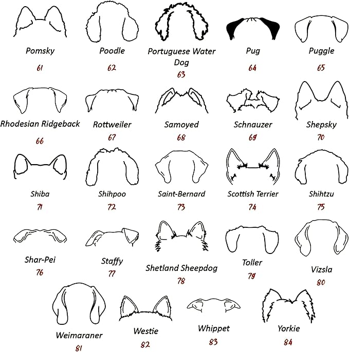 Personalized Dog Mom Sweatshirt, Custom Dog Ear Line Art Portrait Sweatshirt for Women, Pet Name Pullover Crewneck for Women, Customized Pet Lover Gifts, Mom Gift for Christmas Mothers 2