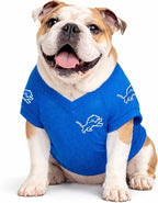 Pets First NFL Detroit Lions Raglan Jersey One Pride - Size X-Large. Cutest Football Jersey for Dogs & Cats