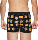 Personalized Underwear for Men with Face Custom Face Boxers Customized Boxer Briefs Funny Gifts for Him Husband Boyfriend