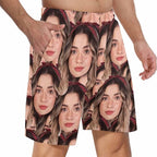 Custom Pajama Pants for Men, Personalized PJ Pants with Photos, Custom Mens Pajama Shorts, Gifts for Dad Husband