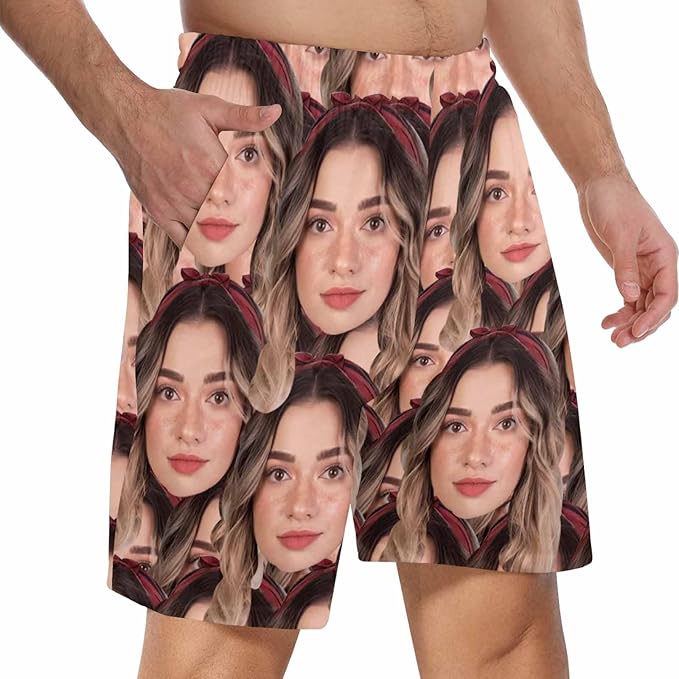 Custom Pajama Pants for Men, Personalized PJ Pants with Photos, Custom Mens Pajama Shorts, Gifts for Dad Husband
