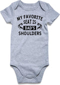 UNIFACO Unisex Baby Funny Saying Outfit Short and Long Sleeve Bodysuits Romper 0-18M