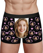 Personalized Underwear for Men with Face Custom Face Boxers Customized Boxer Briefs Funny Gifts for Him Husband Boyfriend