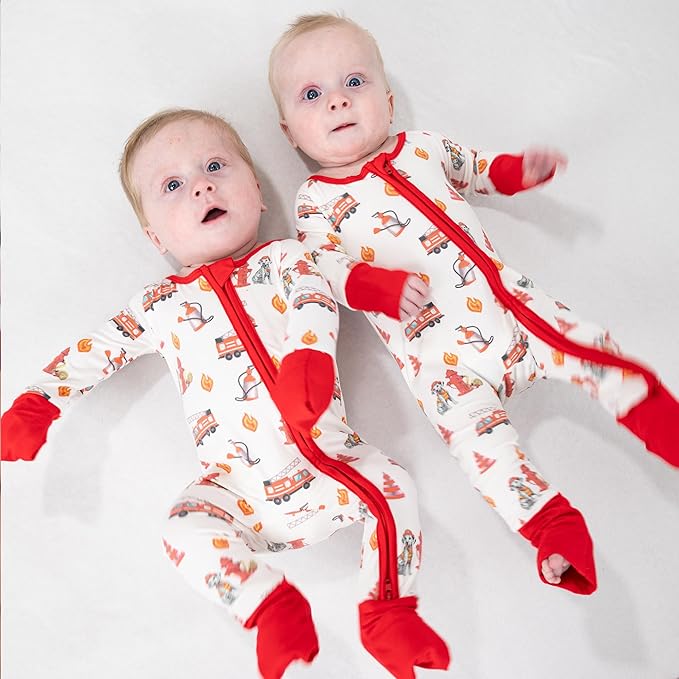 LollyBanks Baby Pajamas, Baby Romper 95% Bamboo Viscose and 5% Spandex