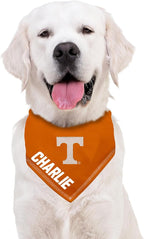 Pets First NCAA Tennessee Volunteers Personalized Tie Around Bandana for Dogs & Cats, Size Large/X-Large. Custom Dog Bandana Scarf Bib for Cat Dog. The Ultimate Game-Day & Party Customizable Bandana