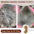 Pet Steam Brush for Dog & Cat – 3-in-1 Spray Hair Removal Comb – Steam for Shedding & Grooming – Water Brush for Long & Short Haired Pets – Spritz Defur Comb