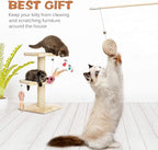 Cat Toys for Indoor Cats - 3pcs 16 Inch Natural Wood Teaser Wand With Refills for Kitten Exercise and Play - Bonus 5pcs Catnip Sticks for Teeth Cleaning