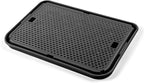 Large Cat Litter Box Step Mat, 16.5"x11.2" Cat Ramp Stairs, Cat Litter Catcher for Self-Cleaning Litter Box, Cats Pedal Step Stool Ideal for Kitten & Older Cats (Black)