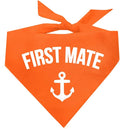 First Mate Dog Bandana (Orange, XS 264)