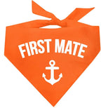 First Mate Dog Bandana (Orange, OS 264)