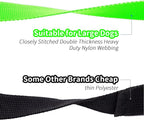 HIKISS Long Dog Leash Obedience Recall Training Agility Lead with Thickening Material for Large Dog - 15ft 20ft 30ft 50ft 100ft Training Leash(Green 20ft)