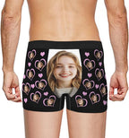 Personalized Underwear for Men with Face Custom Face Boxers Customized Boxer Briefs Funny Gifts for Him Husband Boyfriend