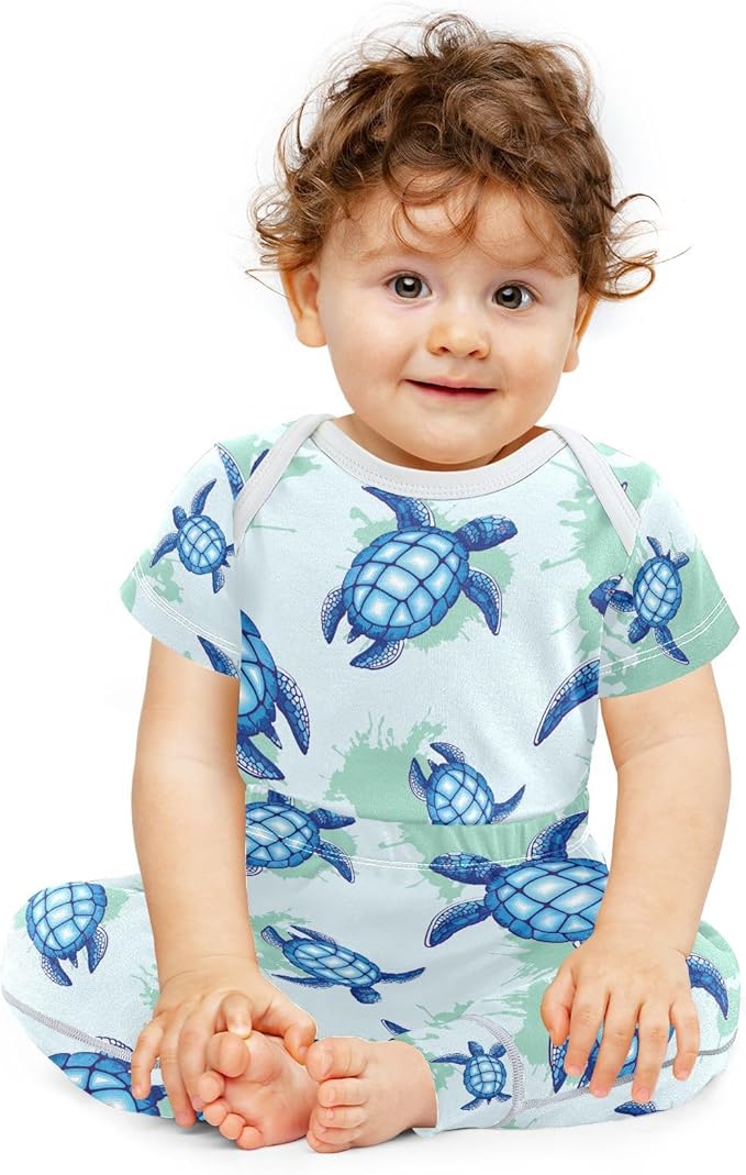 Baby Clothes Set Infant Bodysuits Pants Sets 0-24M For Boys Girls