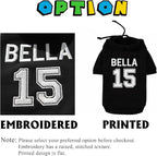 Personalized Dog Hoodie with Name/Text, Custom Embroidered or Printed Dog Sweater, Warm Winter Hoodie for Puppies, Cute Birthday Outfit, Unique Gift for Pet Lovers, A3