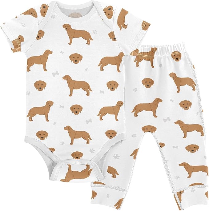 Baby Clothes Set Infant Bodysuits Pants Sets 0-24M For Boys Girls