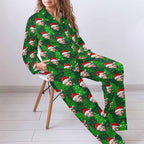 MyPupSocks Custom Face Pajamas for Women Set, Personalized Photo Long Sleepwear XS-XXL