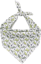 ARING PET Dinosaur Dog Bandanas, Summer Kerchief Triangle Bibs Scarf for Puppy Small Medium Large Boy Girl Dogs Cats-L