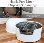 Reusable Litter Box Liners by Bundle & Bliss, 3-Pack - Easy to Clean, Non-Slip Litter Liners For Secret Litter Box - Durable Design, Waterproof, Scoop & Scratch-Resistant, Leak Proof, Machine-Washable