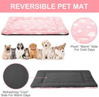 VitalCozy 4 Pcs Dog Crate Pads, Ultra Soft Warm Washable Anti-Slip Kennel Bed Mat for Pets, Reversible, Replaceable, Cozy Cage Liner for Small Medium Large Dogs and Cats(18 x 24 x 1.6 Inch,Colorful)