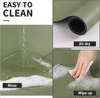 Dog Food Mat - Absorbent Cat Mat for Food and Water, No Stains Pet Feeding Bowl Mat, Easy to Clean Pet Placemats, Quick Dry Dog Water Dispenser Mat for Messy Drinkers | Green 18"x 28"
