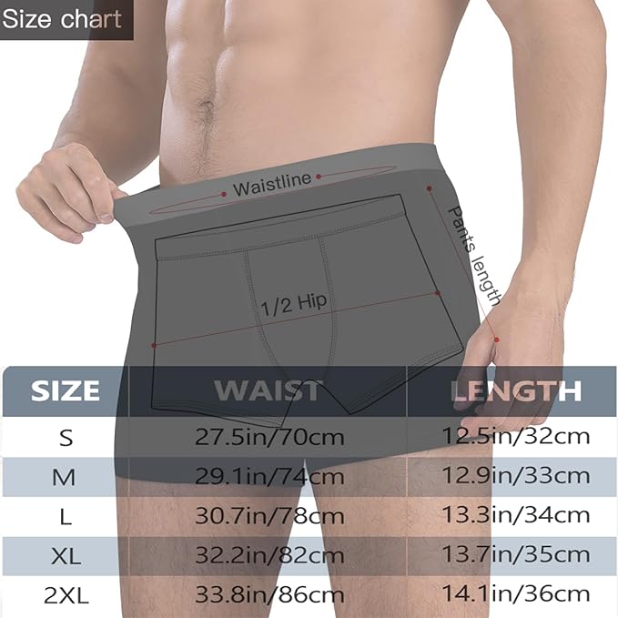 Personalized Underwear for Men with Face Custom Face Boxers Customized Boxer Briefs Funny Gifts for Him Husband Boyfriend